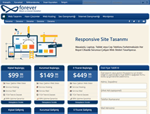 Tablet Screenshot of foreverbilisim.com
